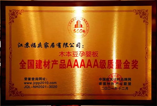 重磅 福慶家居榮獲三項(xiàng)行業(yè)大獎